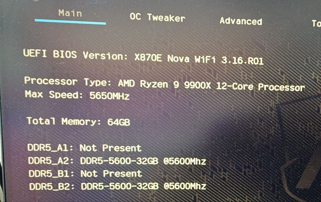 〔中古品〕AMD Ryzen 9 9900X 12コア 動作確認済