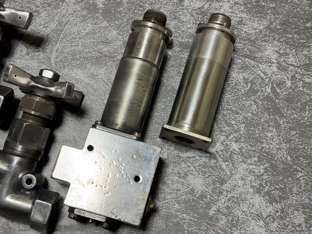 ハイドロ用 蛇口スロー＋スクエアダンプ・油圧パーツ 4点セット