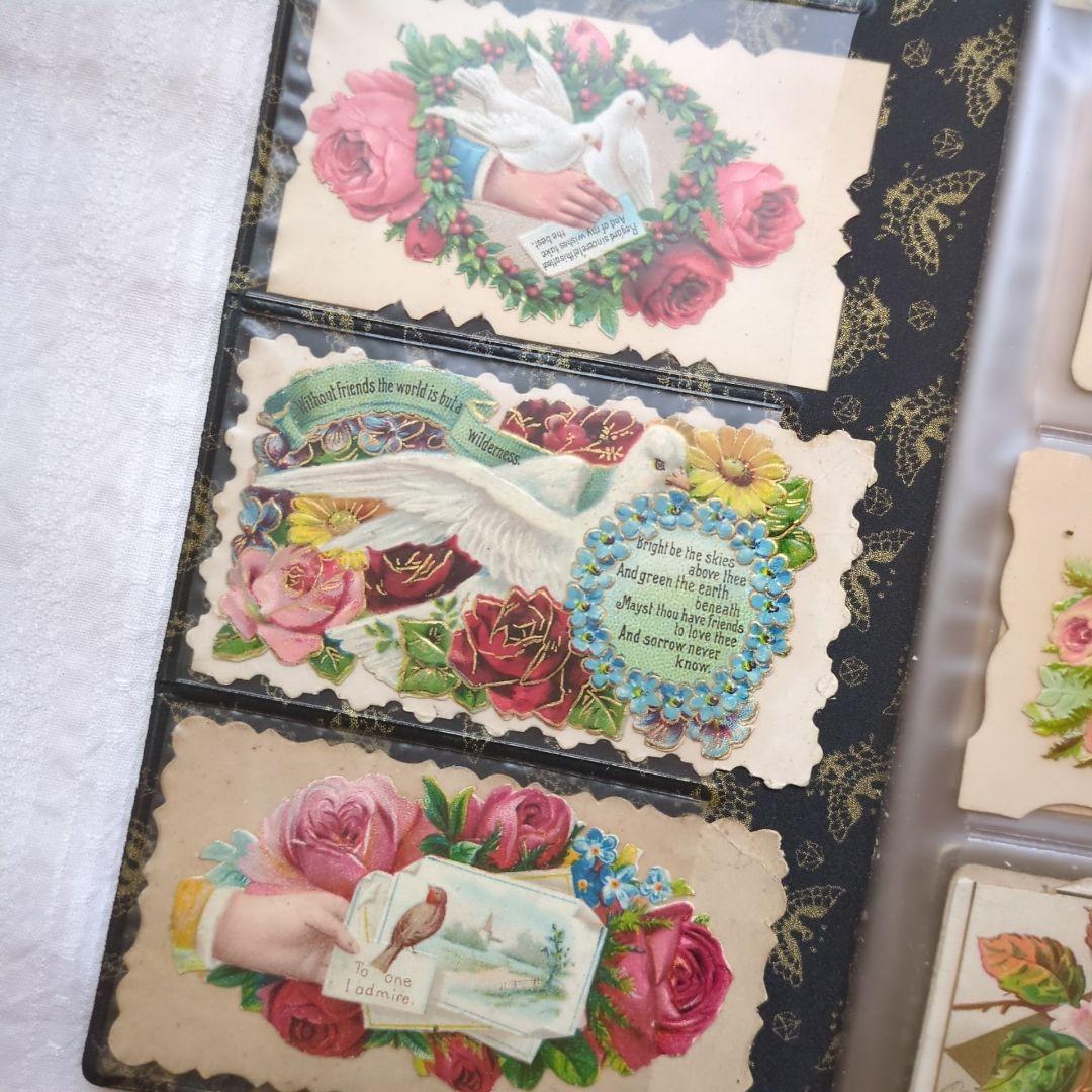 激レア118枚コーリングカードおまとめ クロモス アンティークヴィクトリアン洋書