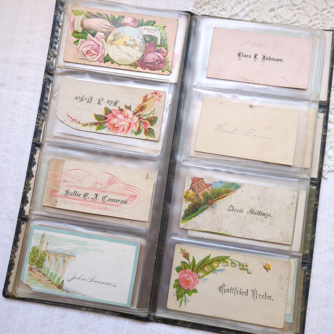 激レア118枚コーリングカードおまとめ クロモス アンティークヴィクトリアン洋書