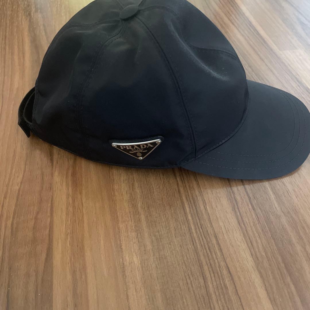 PRADA ブラック キャップ Lサイズ