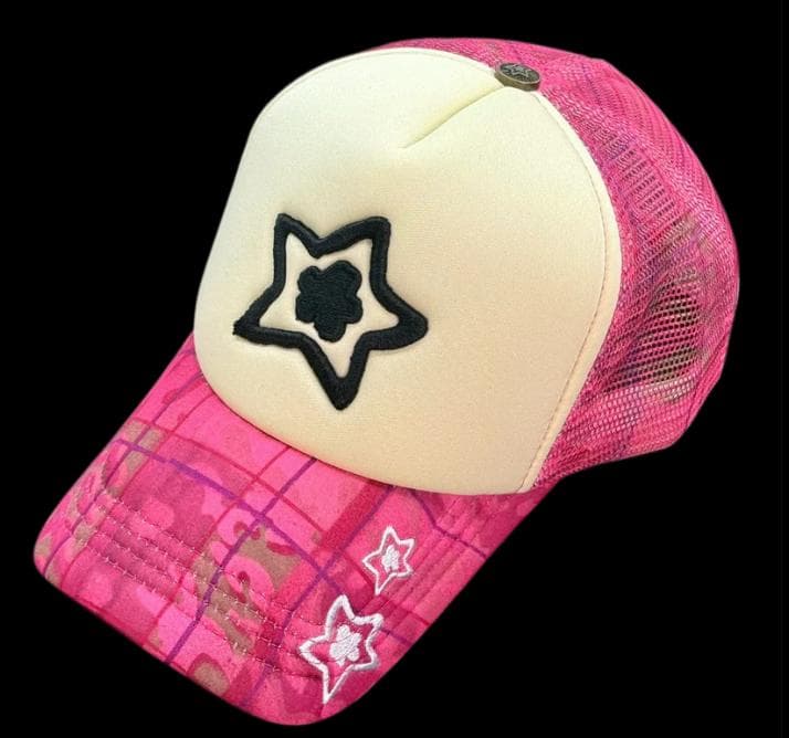 star team mesh cap pink キャップ スターチーム