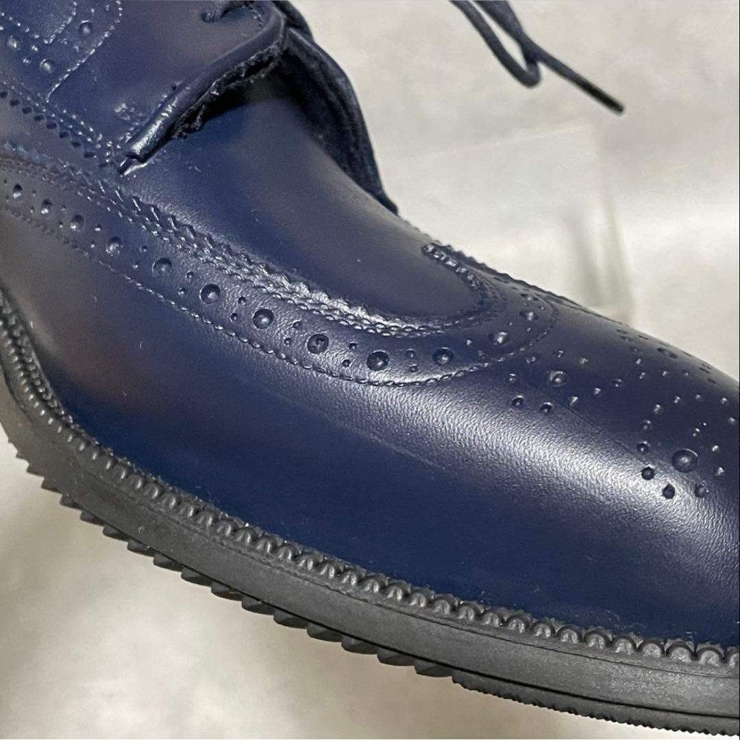 美品　リーガル　REGAL （24） レインシューズ　ウィングチップ　メダリオン