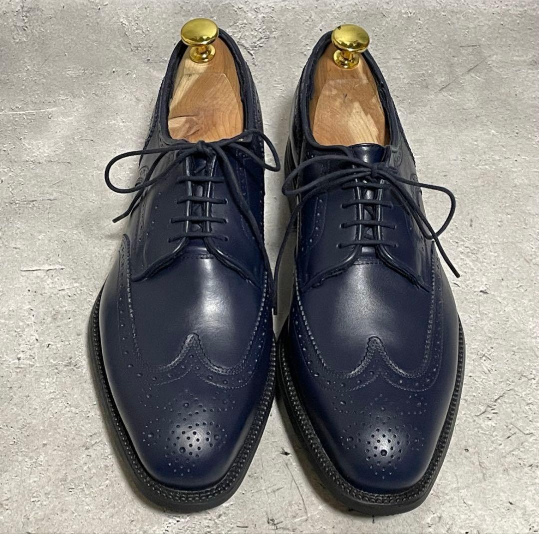 美品　リーガル　REGAL （24） レインシューズ　ウィングチップ　メダリオン