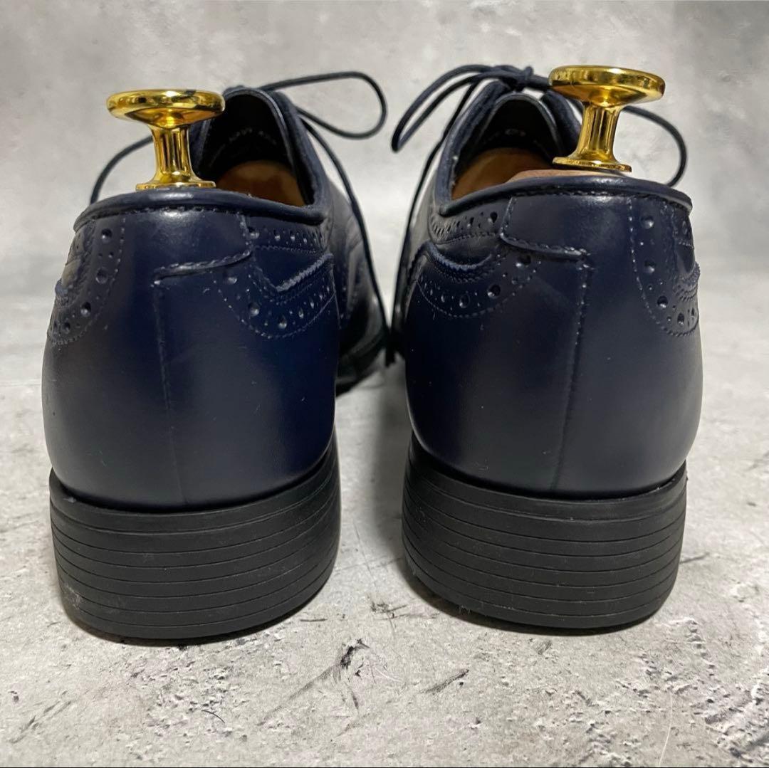 美品　リーガル　REGAL （24） レインシューズ　ウィングチップ　メダリオン