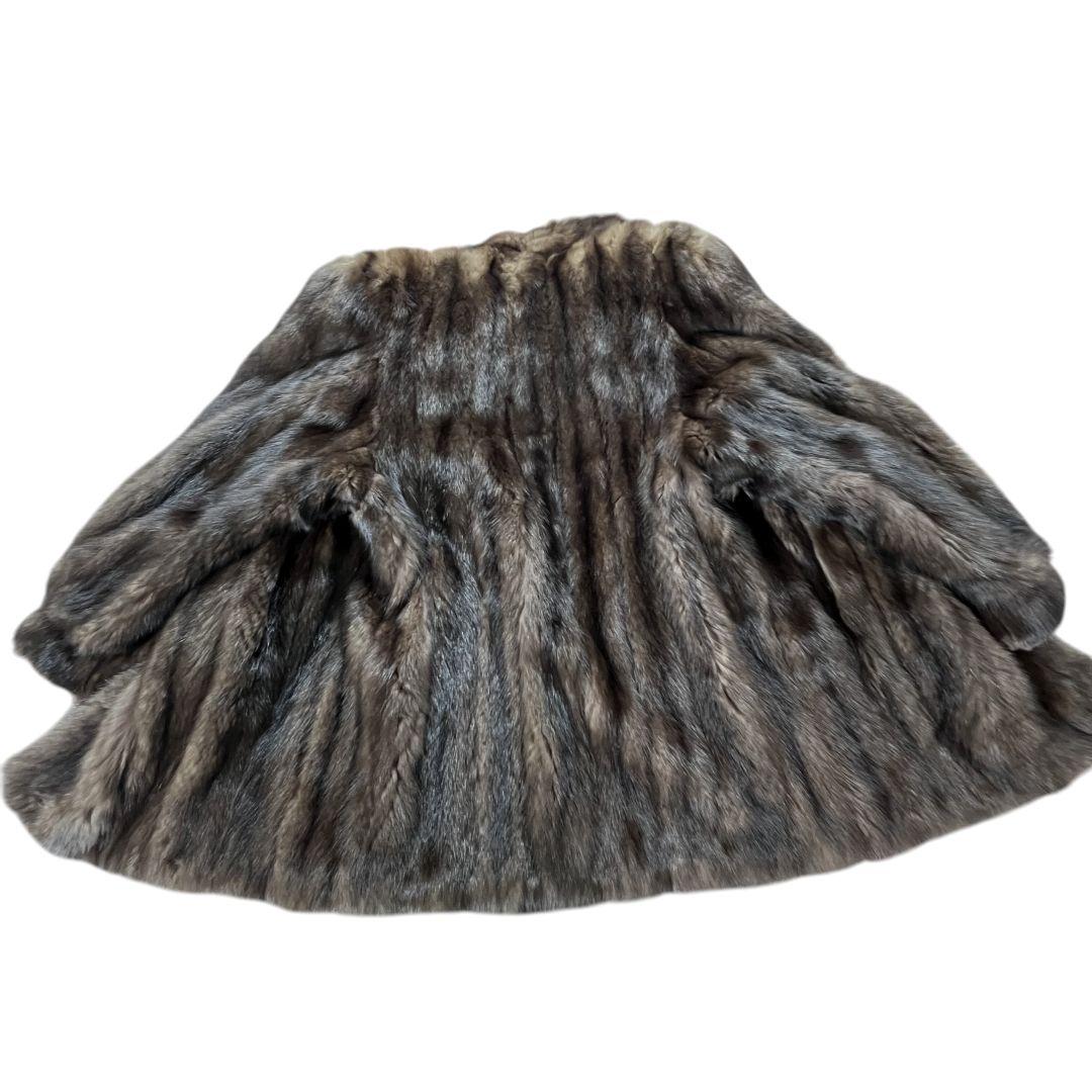 【唯一無二】ロシアンセーブル ファーコート 毛並◎ ボリューム◎ 毛艶 ◎