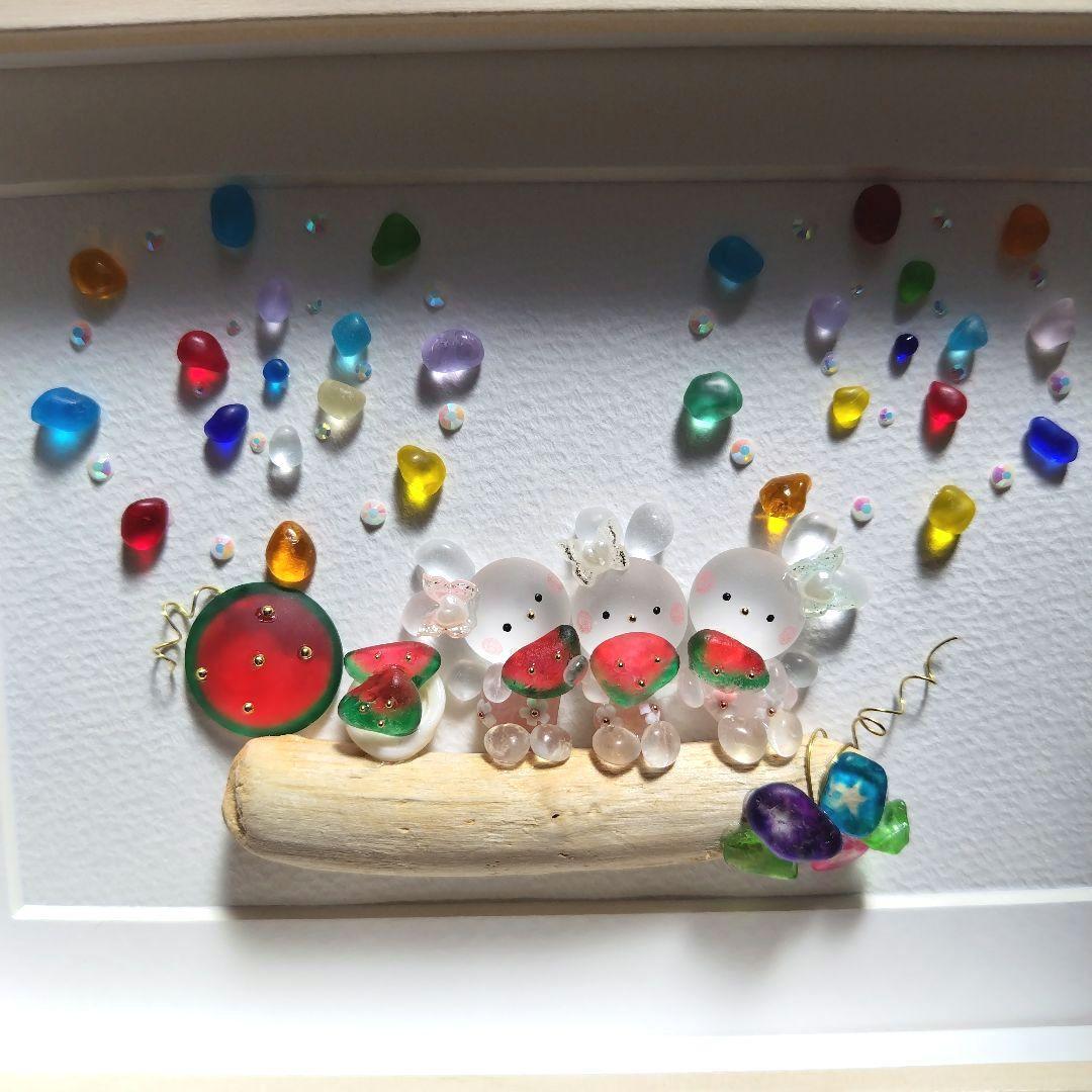 ゆうちゃむ様 シーグラスアート『 .。.:Summer.。.:*』