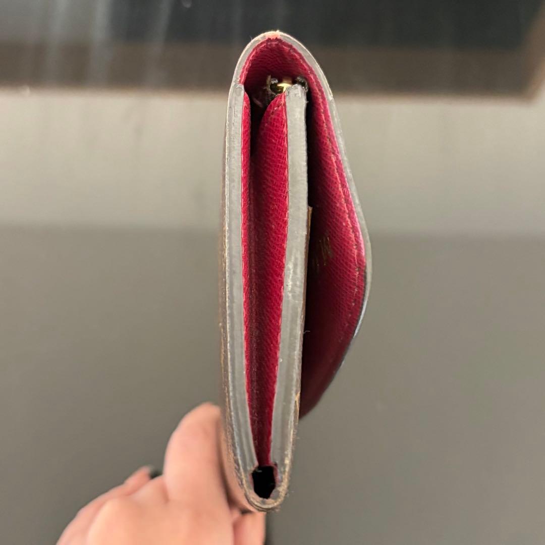 【匿名配送】ルイヴィトン　ポルトフォイユ　エミリー　モノグラム　フューシャ