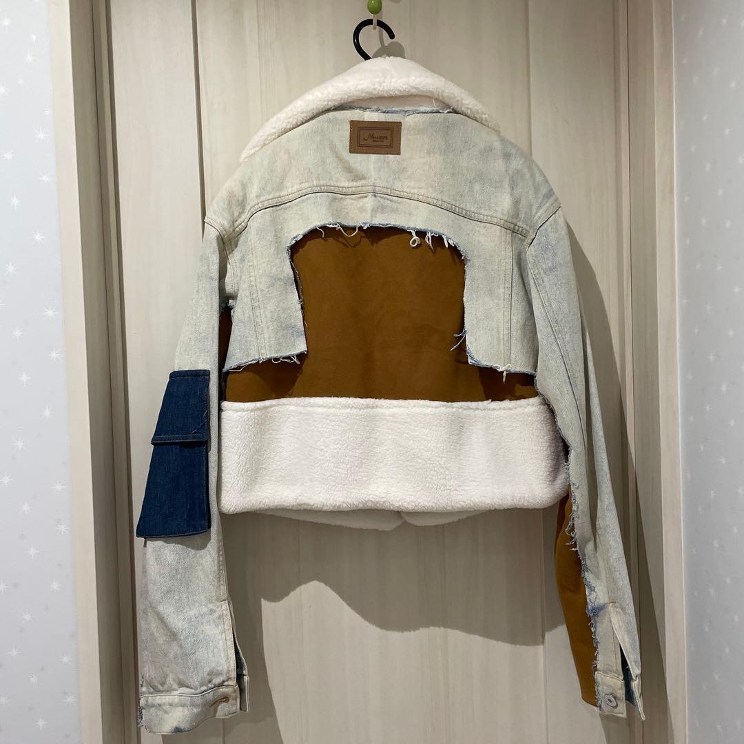 Eimee Law ボアドッキングデニムジャケット