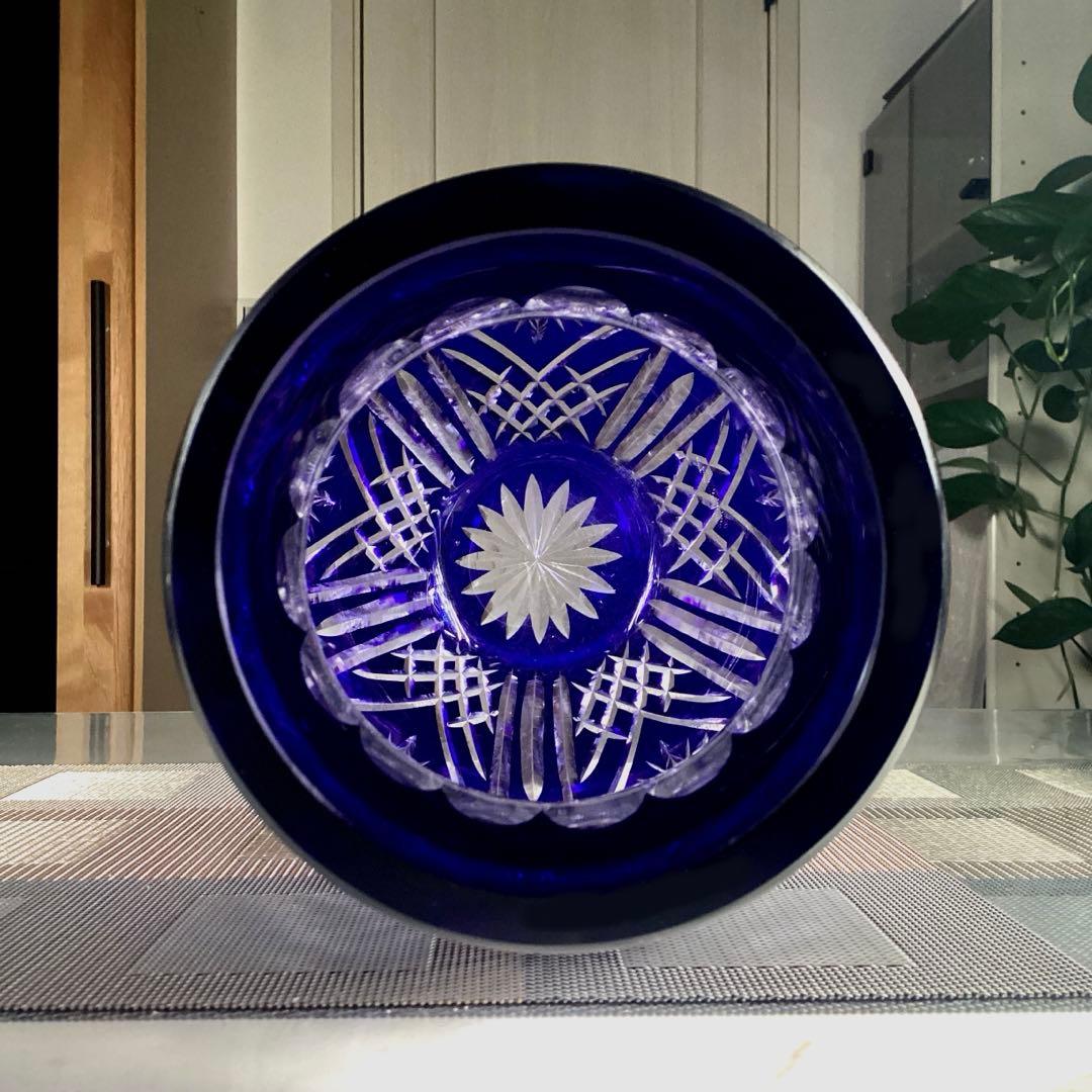 江戸切子　花瓶