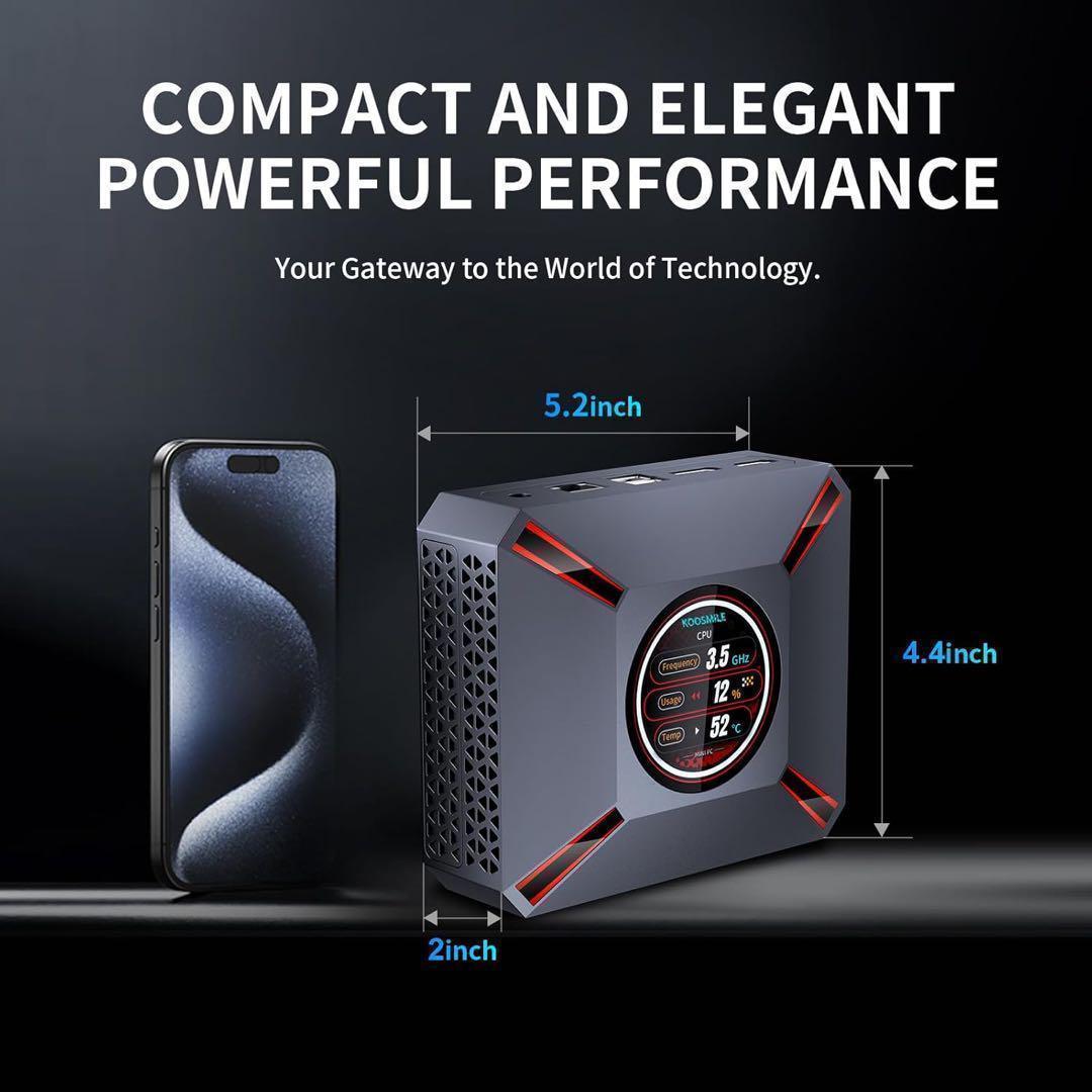 ミニPC Intel i9-12900HK 14コア20スレッド32GBDDR4