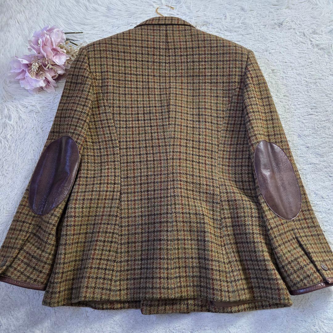 美品 ラルフローレン パープルレーベル ツイードジャケット ダブル サイズM