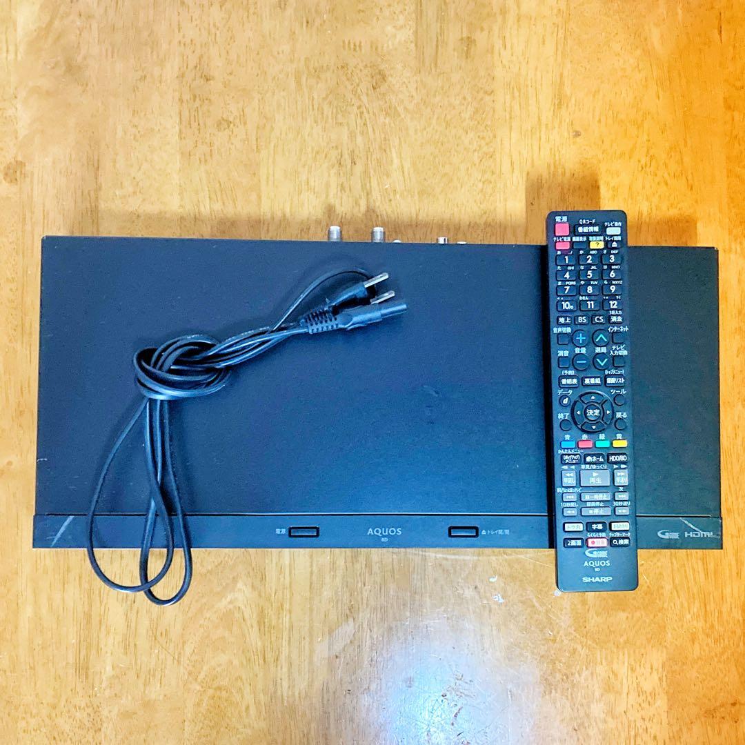 SHARP シャープ　ブルーレイレコーダー HDD 1TB 2チューナー