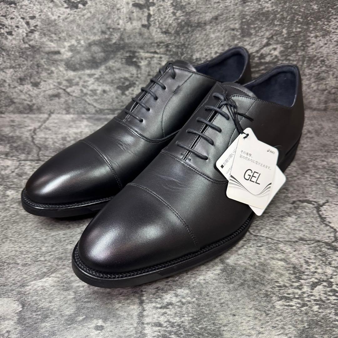 【新品未使用】アシックス ランウォーク ビジネスシューズ ストレートチップ 28