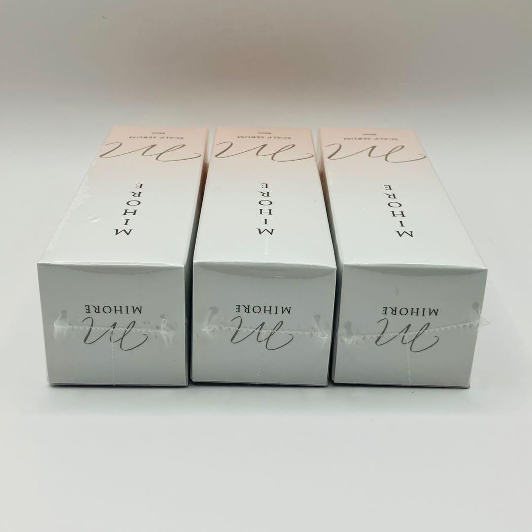 新品未使用 MIHORE 発毛促進剤 スカルプセラム 80ml 3本セット