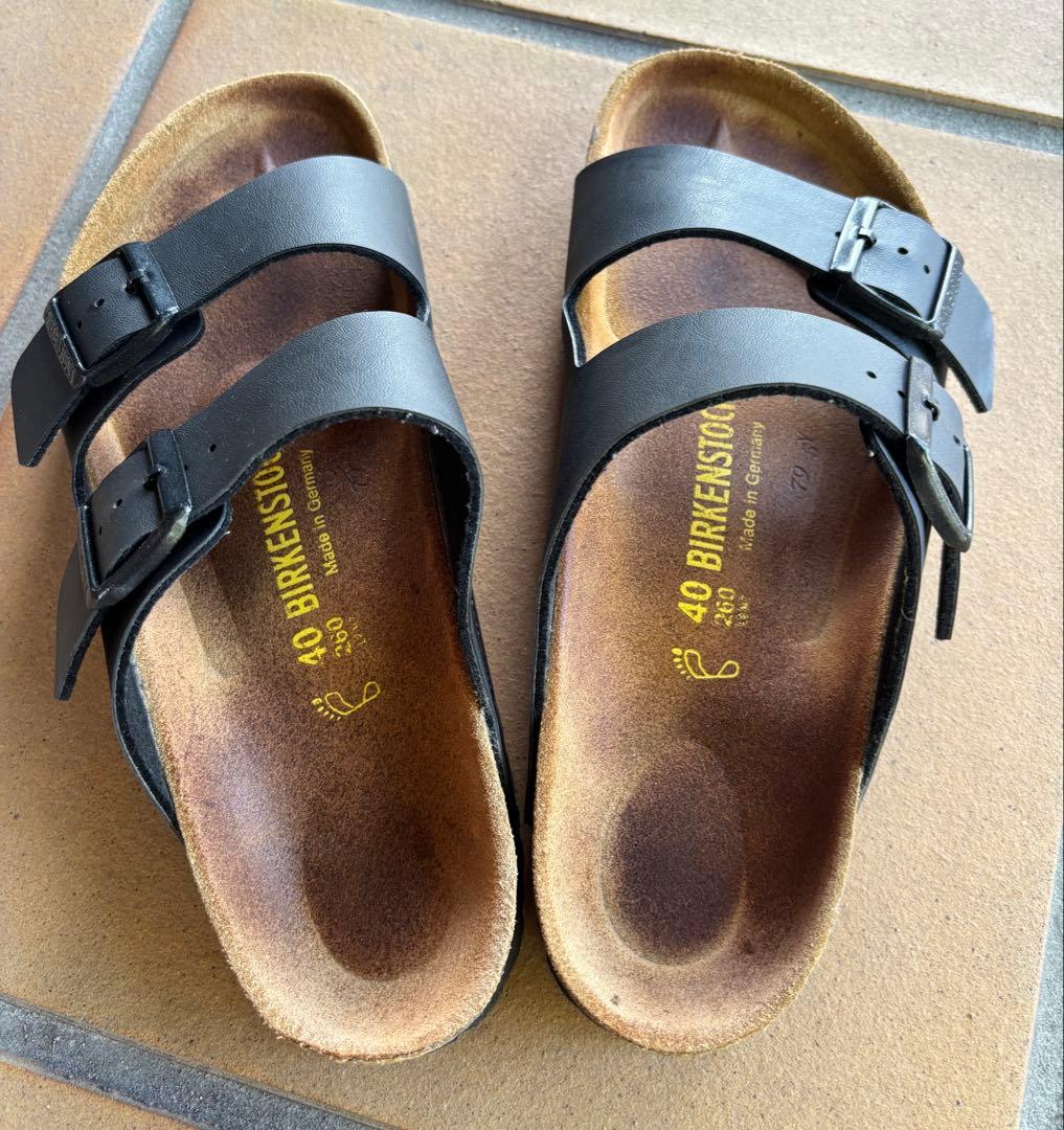 美品　BIRKENSTOCK ビルケンシュトック　アリゾナ　ブラック26.0cm