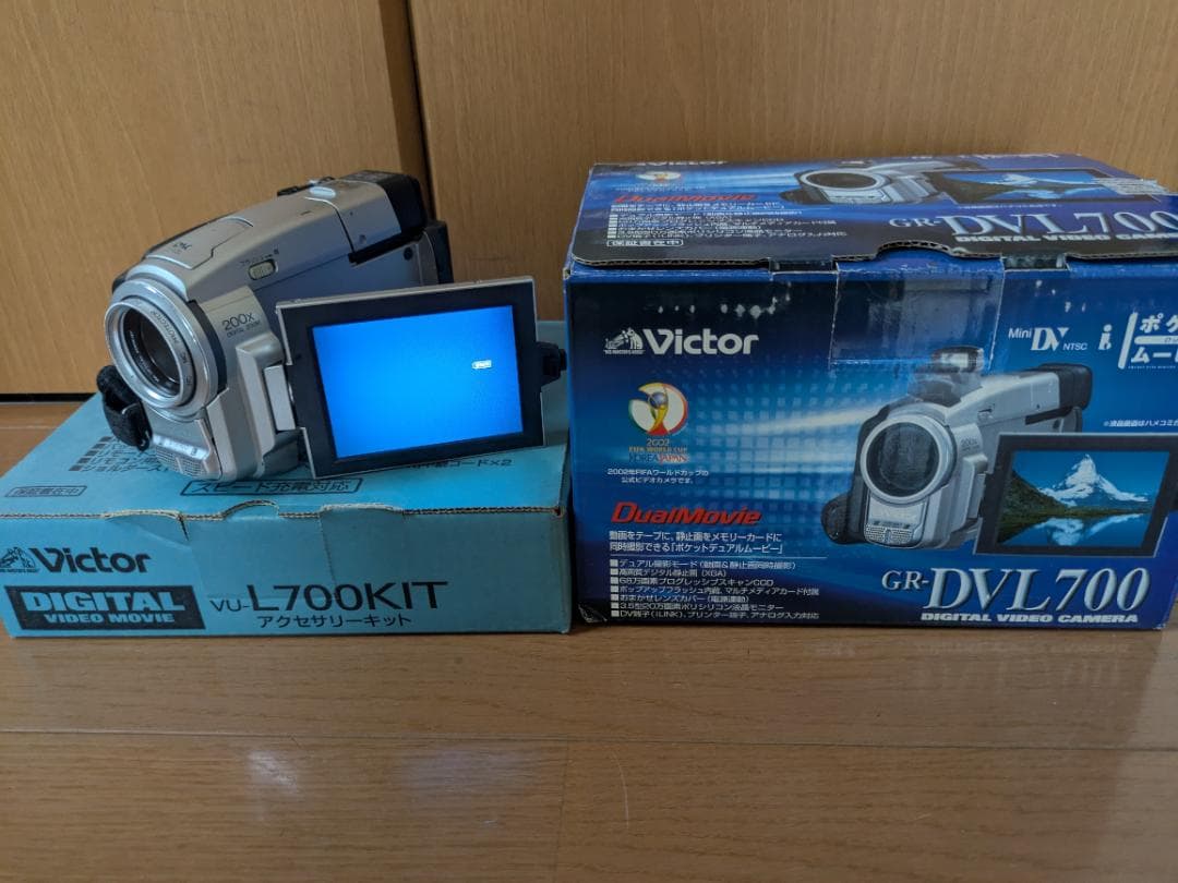 Victor GR-DVL700 ビデオカメラ 本体　mini dv 再生