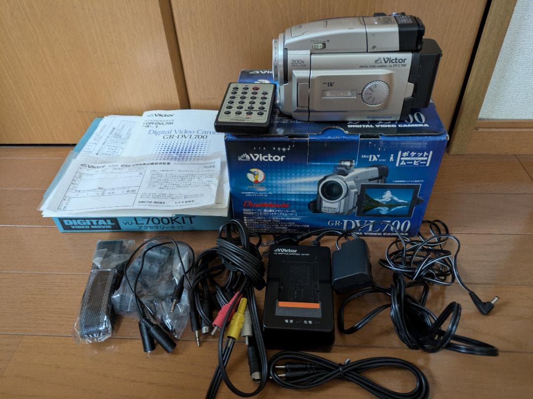 Victor GR-DVL700 ビデオカメラ 本体　mini dv 再生