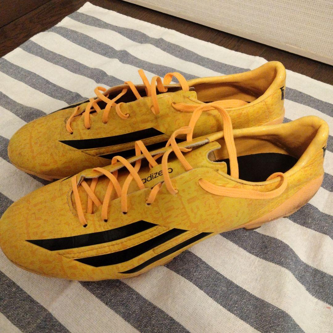 ディダス アディゼロ F50 HG-ジャパン LM(イエロー×オレンジ)