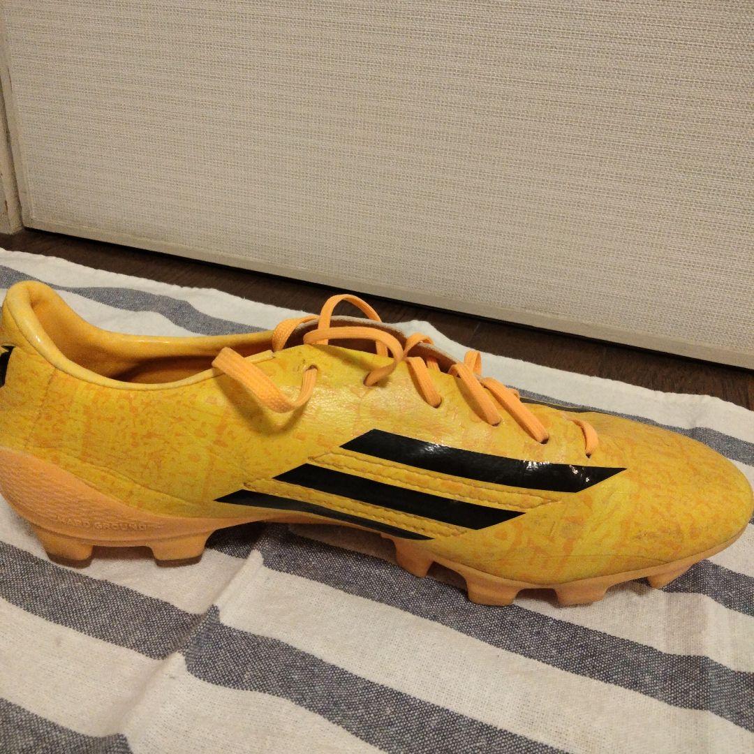 ディダス アディゼロ F50 HG-ジャパン LM(イエロー×オレンジ)