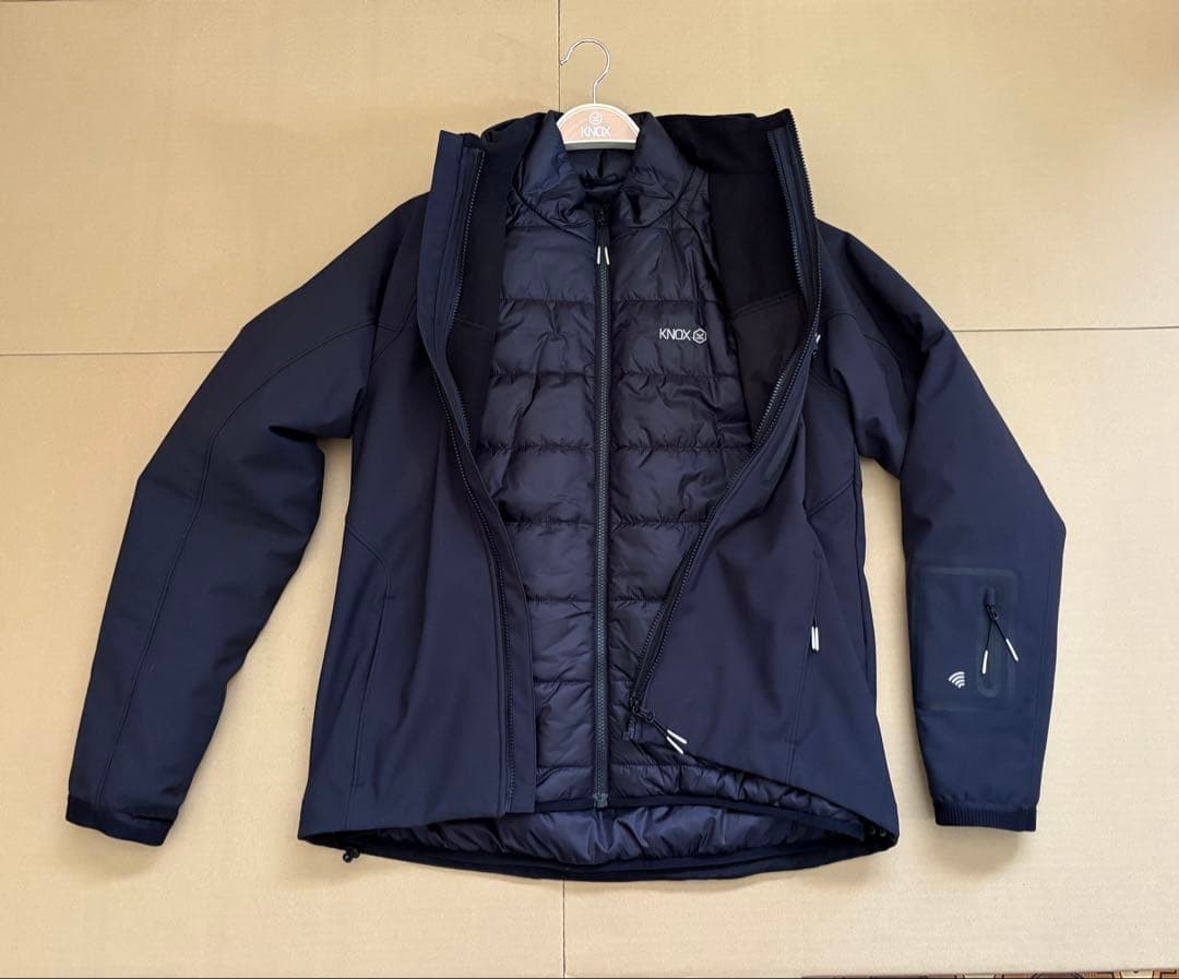 【ほぼ新品】 KNOX バイク用ジャケット デュアルプロ（ブラック）Sサイズ