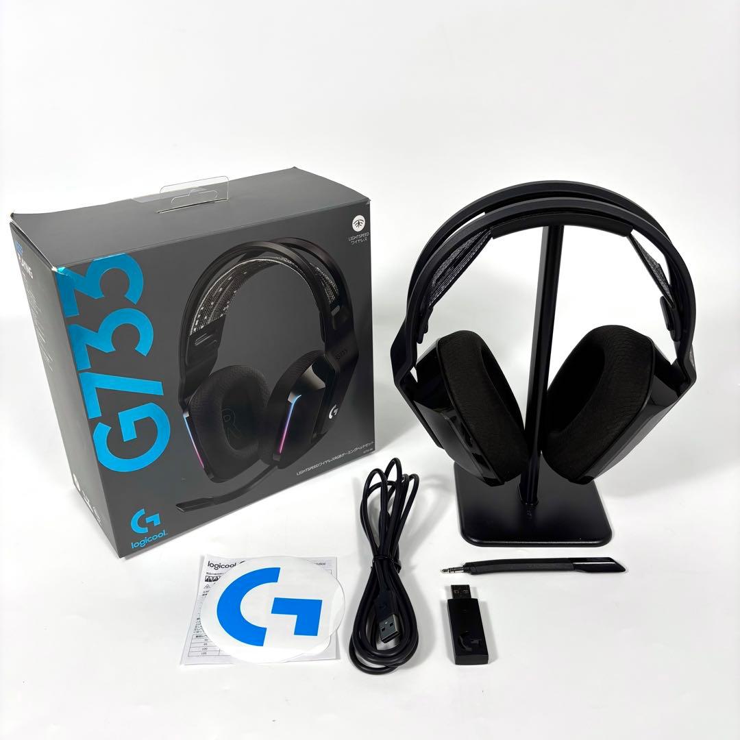 【美品】 Logicool G733 ワイヤレスヘッドセット ロジクール
