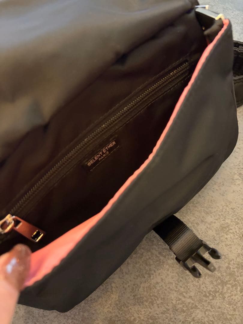 【美品】SELENT ETHER MIGHTY21 BLACK ショルダーバッグ