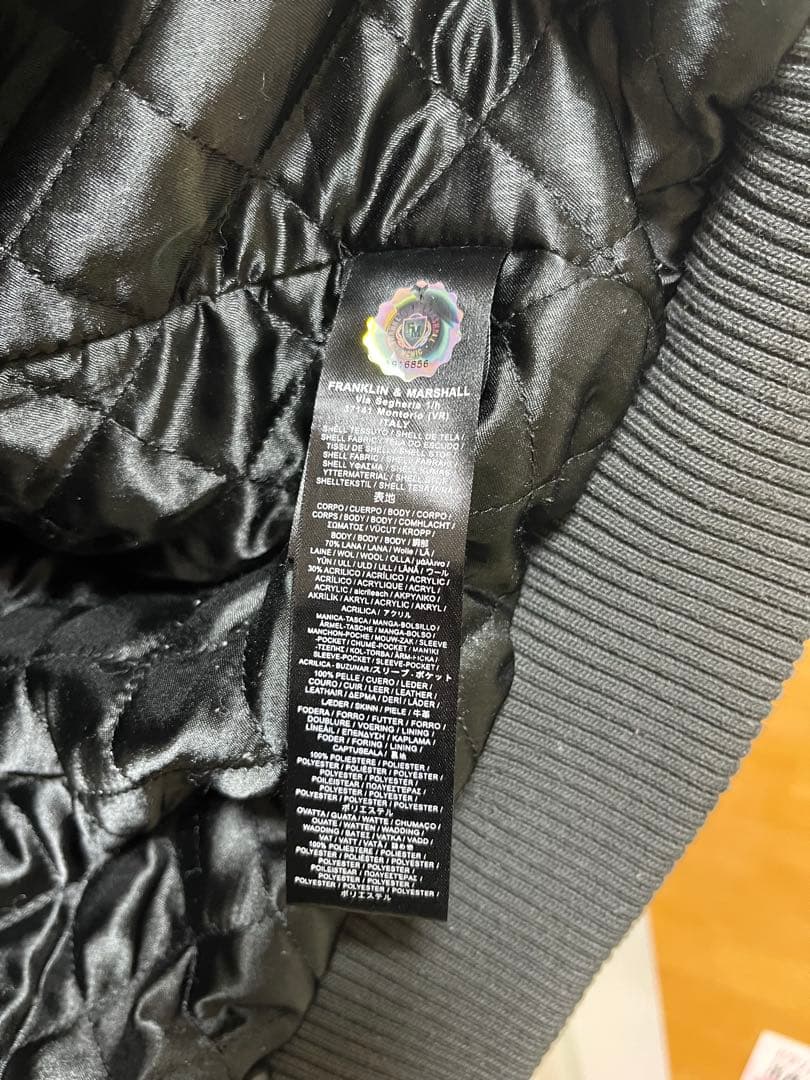FRANKLIN MARSHALL スタジャン ブラックサイズX L