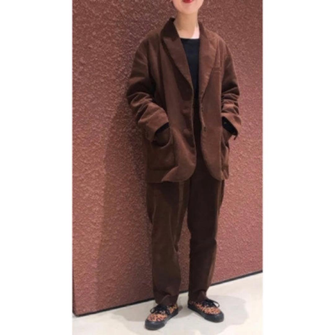 roku 6 コーデュロイ ジャケット ブラウン レディース 秋冬 アウター