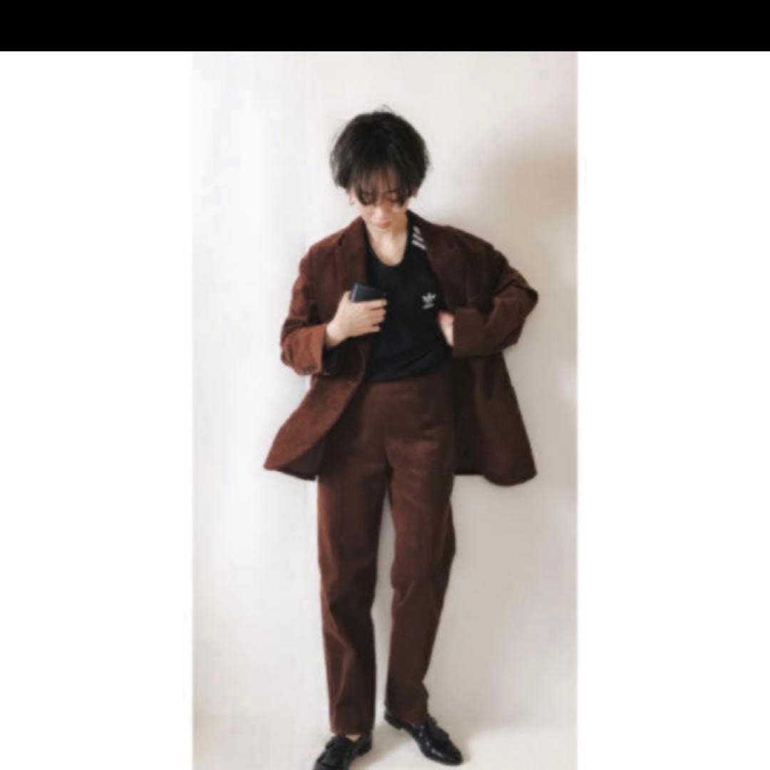 roku 6 コーデュロイ ジャケット ブラウン レディース 秋冬 アウター