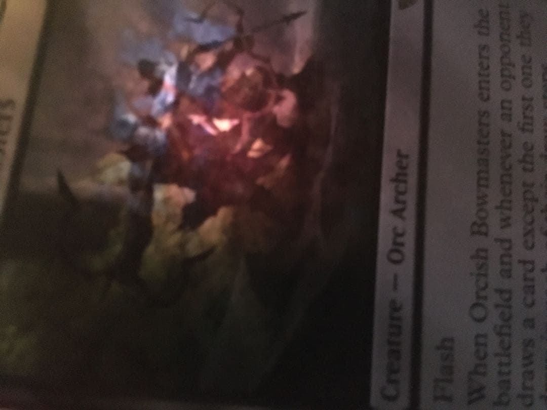 《オークの弓使い/Orcish Bowmasters [LTR] 黒R