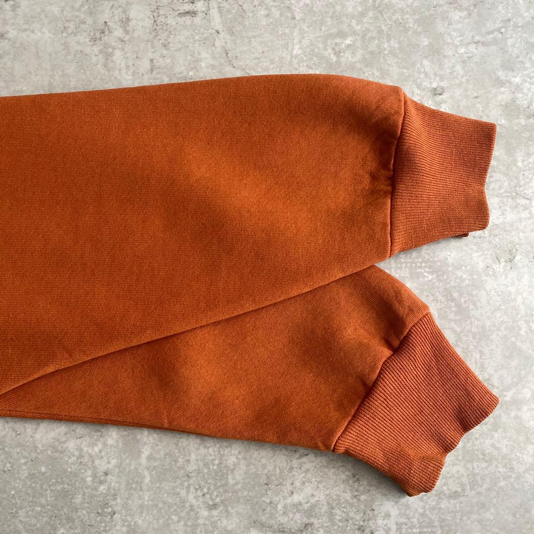 レアカラー 90s ラッセル 前V 無地 スウェット L ブリック