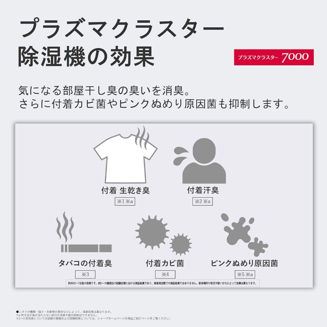 【新品・未開封】シャープ 衣類乾燥除湿機 CV-S71-W