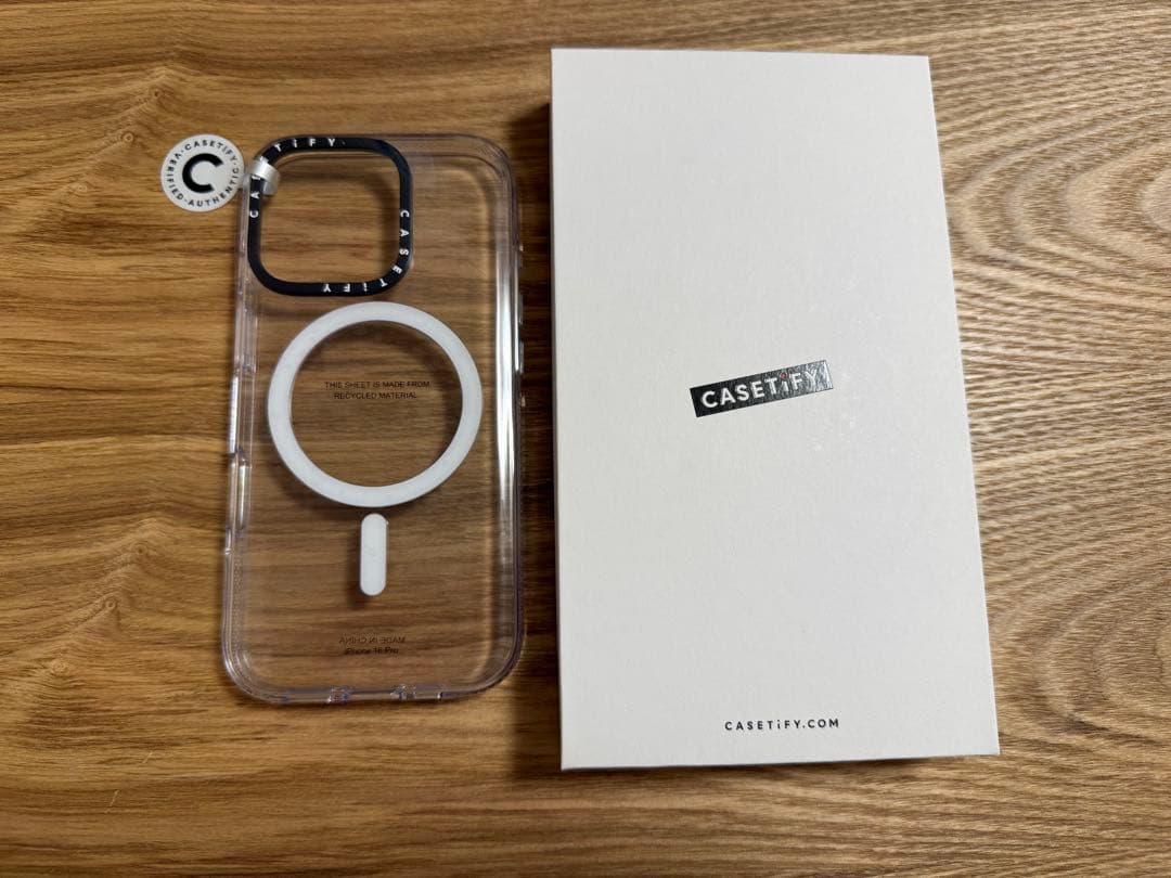 iPhoneアクセサリー CASETIFY Clear Magsafe for iPhone16pro