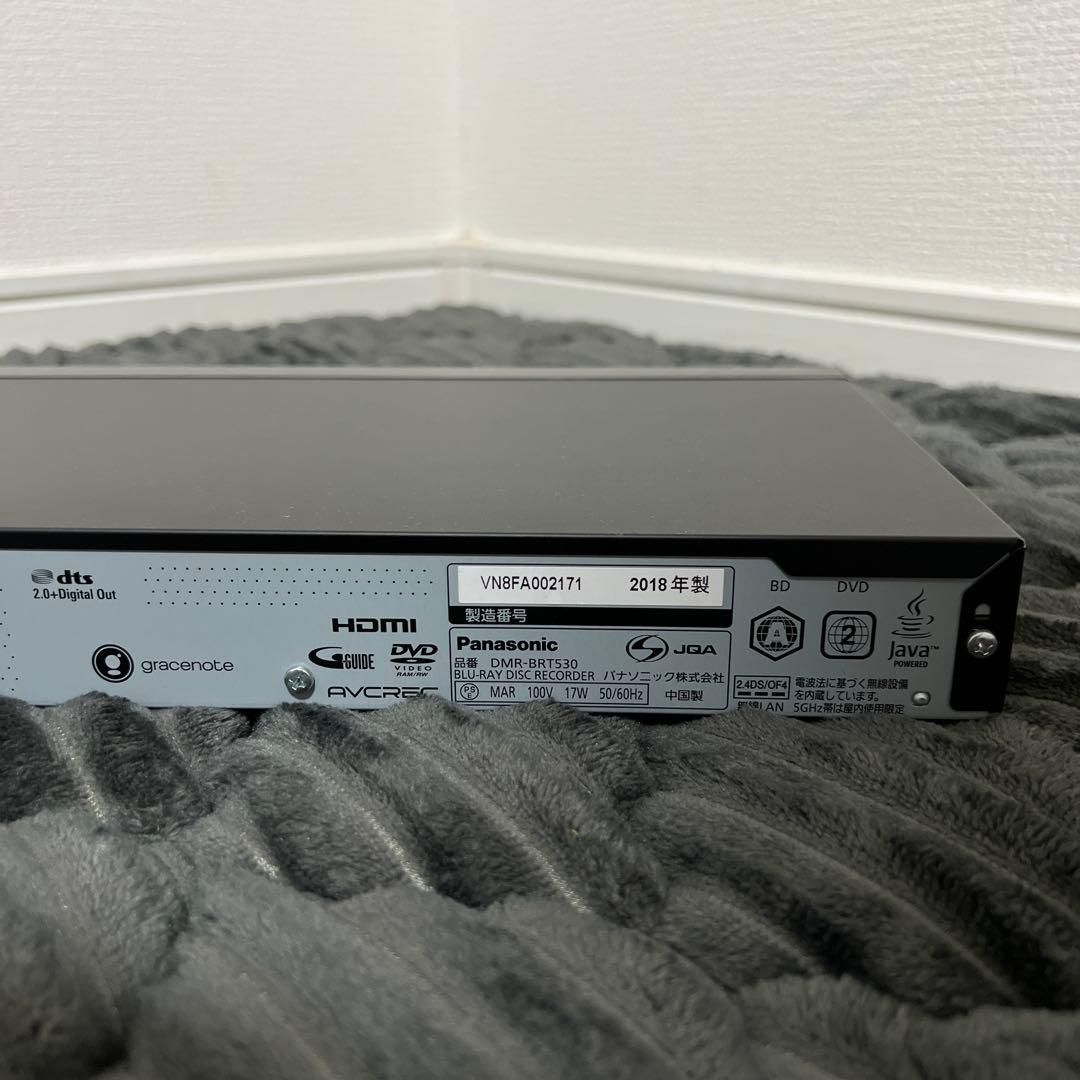 【店頭展示品】パナソニック ブルーレイディスクレコーダー DMR-BRT530