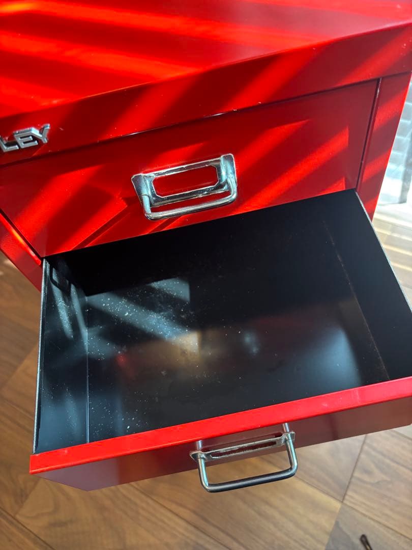 BISLEY 赤 6段キャビネット