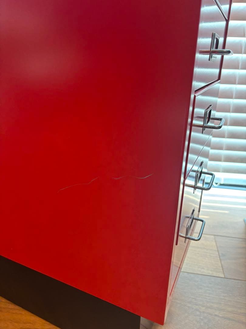 BISLEY 赤 6段キャビネット