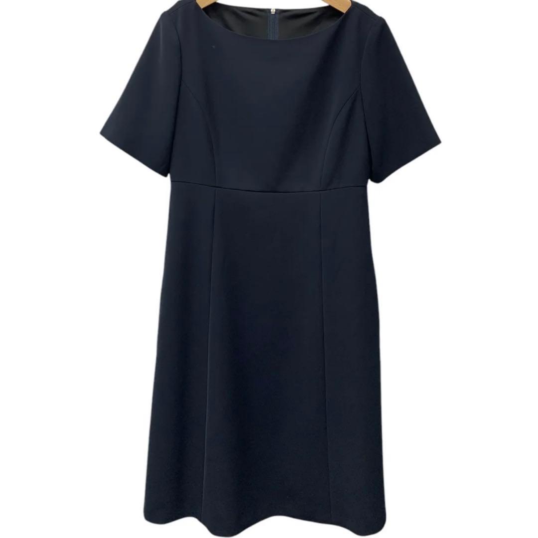 【極美品】FOXEY NY 濃紺ネイビーお受験ワンピース
