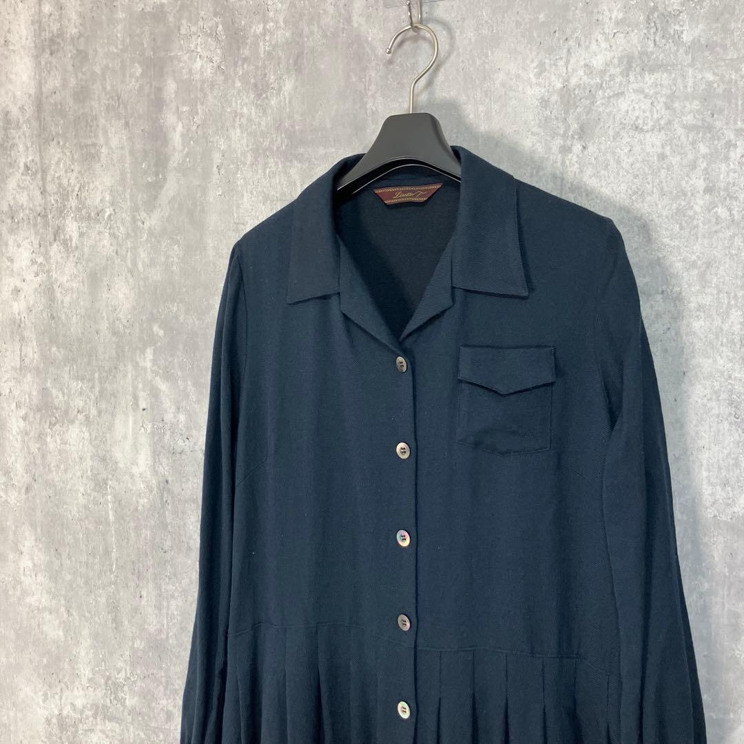 Lisette 日本製 ウールシャツワンピース 38