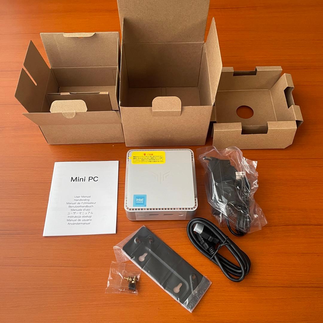 【新品】ミニPC intel N150 8GB 256GB nipogi