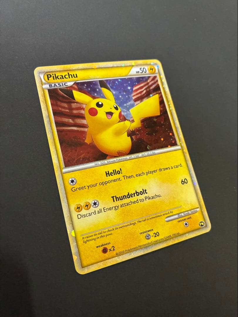 【良品】 ポケモンカード ピカチュウ ワールド アメリカ PW