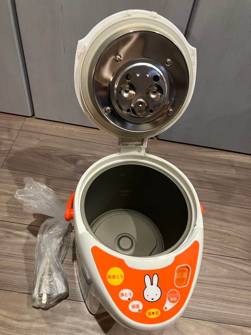 未使用品 ミッフィー電動ポット非売品 3.2L フジパン