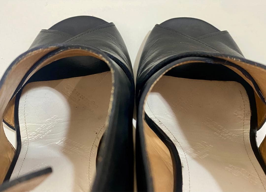 マルジェラ　サイズ38　クリアヒール　サンダル