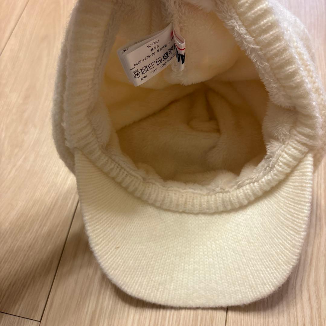 WAAC ワック　ニット帽　ホワイト