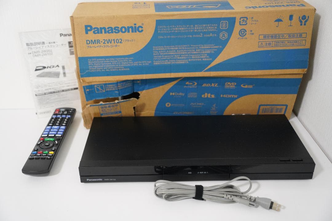 Panasonic パナソニック DIGA BDレコーダー DMR-2W102