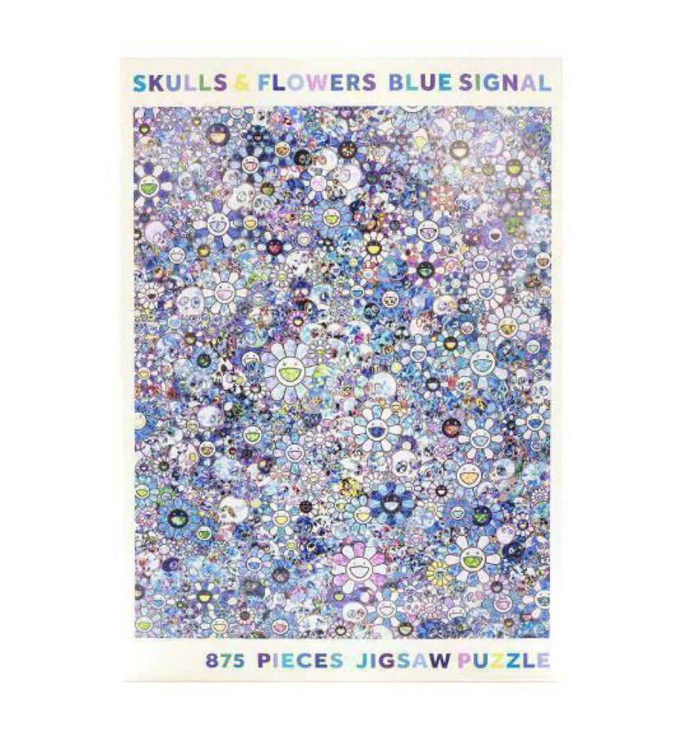 村上隆 SKULLS & FLOWERS BLUE SIGNAL 875ピース