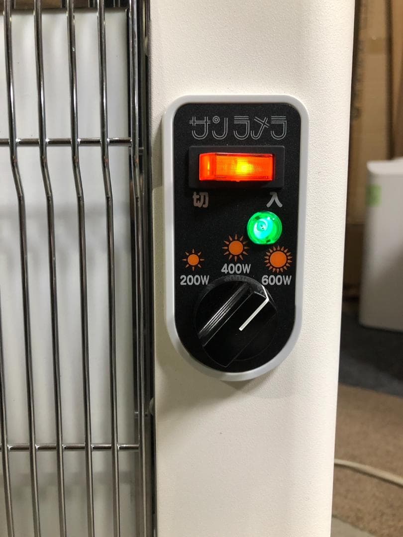 Y♢207 サンラメラ ニューセラミックヒーター 600W型 3段切替タイプ