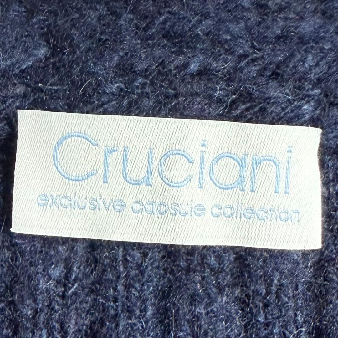 Crucianiクルチアーニ　カシミヤ混　フォックスファーポケット　ニットベスト