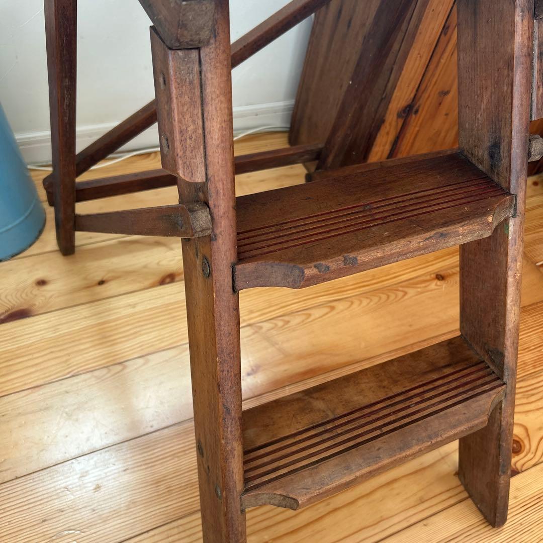 アンティーク　ステップラダー