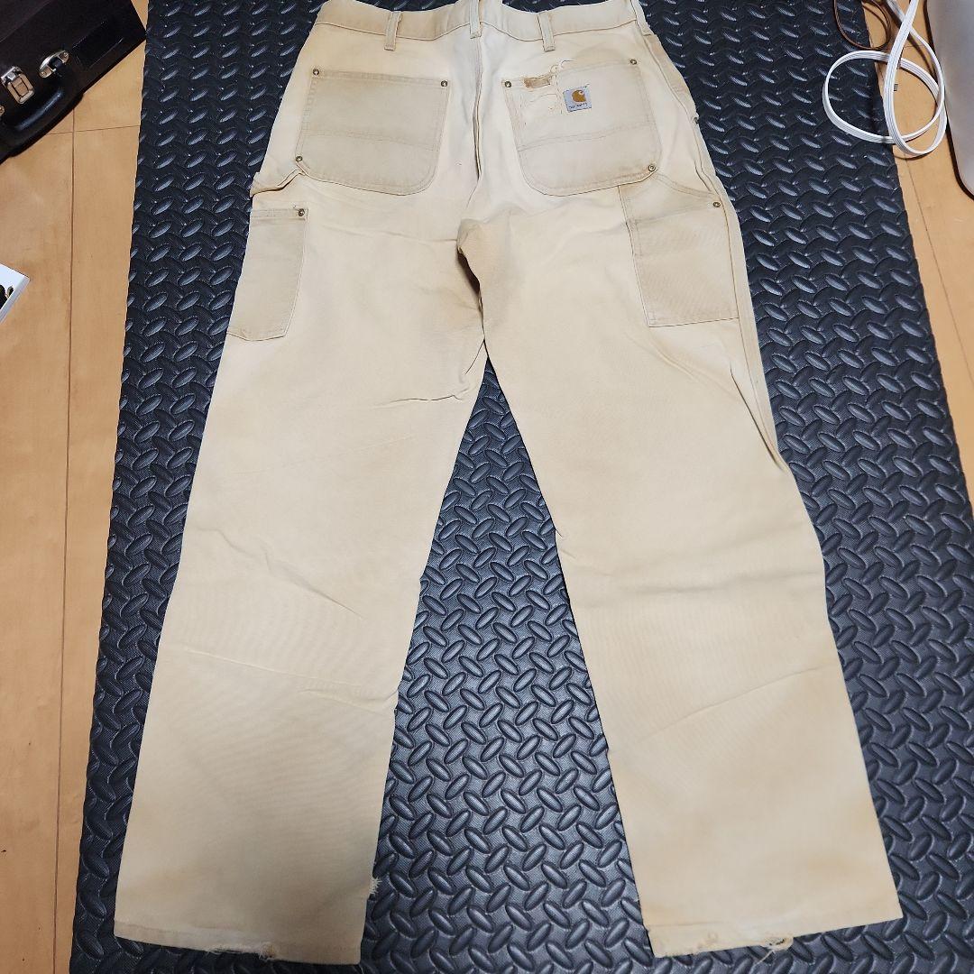 か*ま様 90sヴィンテージカーハート　ダブルニーペインターパンツ　Carhar